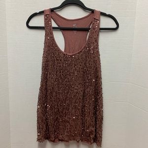 Massimo Rose Colored Sequenze Shirt